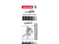 UNI-BALL PIN FINELINER SET MANGA COMICS 5X