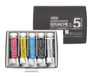 HOLBEIN ARTISTS' GOUACHE G741 15ML PRIMARY SET 5X