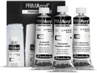 SCHMINCKE PRIMACRYL SET STARTER 35ML WHITE SHADES 3X OP=OP