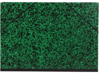 CLAIREFONTAINE  ZEICHENMAPPE GRÜN 52X72CM GUMMIBAND