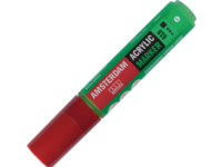 AMSTERDAM ACRYL MARKER 15MM KANTIG PERMANENTGRÜN HELL