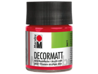 MARABU DECORMATT 50ML 004 GRANAATROOD OP=OP