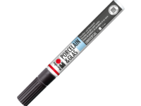 MARABU PORZELLAN + GLAS PAINTER 1-2MM 073 SCHWARZ