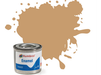 HUMBROL EMAILLE 14ML 094 GELB BRAUN MATT