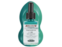 SCHMINCKE AERO COLOR ACRYLIC INK EFFECT 28ML 905 METALLIC GREEN