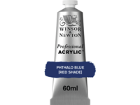 WINSOR & NEWTON PROFESSIONAL ACRYLIC 60ML 514 PHTHALO BLUE (RED SHADE)
