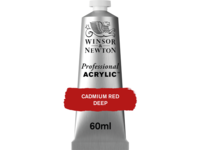 WINSOR & NEWTON PROFESSIONAL ACRYLIC 60ML 097 CADMIUM RED DEEP