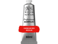 WINSOR & NEWTON PROFESSIONAL ACRYLIC 60ML 099 CADMIUM RED MEDIUM