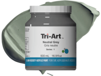 TRI-ART ACRYLFARBE 500ML S1 NEUTRALGRAU