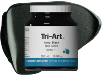 TRI-ART ACRYLFARBE 500ML S1 ELFENBEINSCHWARZ