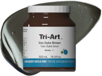 TRI-ART ACRYLFARBE 500ML S4 VAN DYKE BROWN 411