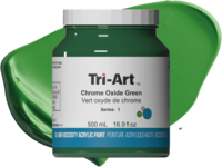TRI-ART ACRYLFARBE 500ML S4 CHROME OXIDE GREEN 412