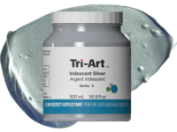 TRI-ART ACRYLFARBE 500ML S5 IRISIERENDES SILBER