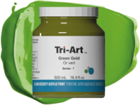 TRI-ART ACRYLFARBE 500ML S7 GREEN GOLD