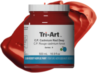TRI-ART ACRYLFARBE 500ML S9 KADMIUMROT DUNKEL