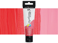 DALER ROWNEY SYSTEM 3 ACRYL 150ML 544 FLUORESCENT RED
