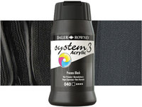 ROWNEY SYSTEM 3 ACRYL 500ML 040 S1 PROCESS BLACK