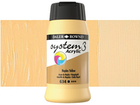DALER ROWNEY SYSTEM 3 ACRYL 500ML 634 NAPLES YELLOW