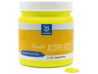 VAN BEEK ACRYL 1000ML 032 S2 GELB FLOURESZIEREND