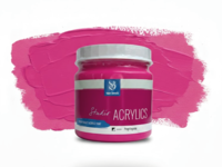 VAN BEEK ACRYL 500ML 009 S1 PRIMÄRMAGENTA