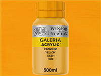 WINSOR & NEWTON GALERIA 500ML 115 KADMIUMGELB DUNKEL FARBTON