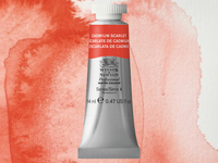 WINSOR & NEWTON AQUARELLFARBE 14ML 106 CADMIUM SCARLET