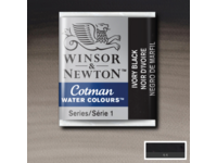 WINSOR & NEWTON COTMAN AQUARELL 1/2-NÄPFCHEN IVORY BLACK