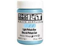 GOLDEN SOFLAT ACRYLIC 59ML 6625 LIGHT PHTHALO BLUE