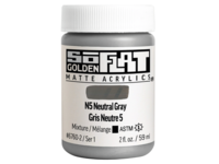 GOLDEN SOFLAT ACRYLIC 59ML 6760 N5 NEUTRAL GRAY
