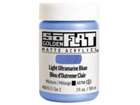 GOLDEN SOFLAT ACRYLIC 59ML 6615 LIGHT ULTRAMARINE BLUE