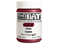 GOLDEN SOFLAT ACRYLIC 59ML 6580 CRIMSON