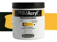 SCHMINCKE PRIMACRYL 237ML S3 235 TITANIUM GOLD YELLOW