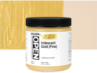 GOLDEN OPEN ACRYLIC 237ML 7484 S6 IRIDESCENT GOLD FINE