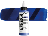 GOLDEN HIGH FLOW ACRYL 119ML S4 PTHALO BLUE (GREEN SHADE)