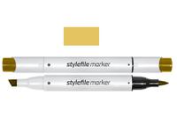 STYLEFILE BRUSH MARKER 160 OLIVE YELLOW OP=OP