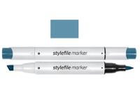 STYLEFILE BRUSH MARKER 512 MARINE BLUE OP=OP