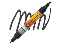 MOLOTOW ONE4ALL TWIN MARKER 223 1,5-4MM METALLIC BLACK