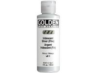 GOLDEN FLUID ACRYL 119ML S5 457 SILBER IRIS. (FINE)