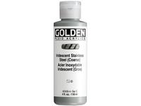 GOLDEN FLUID ACRYL 119ML S5 458 EDELSTAHL IRIS. (GROB)