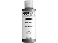 GOLDEN FLUID ACRYL 119ML S1 010 ELFENBEINSCHWARZ