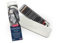 DERWENT CHARCOAL BLEISTIFTSET 6X