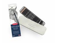 DERWENT SKETCHING BLEISTIFTE SET 6X