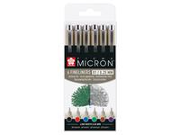 PIGMA MICRON 6 FINELINER SET 0,25MM BASIS FARBEN 