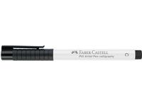 FABER-CASTELL PITT KALLIGRAFIE PEN DECKWEISS KEILSPITZE