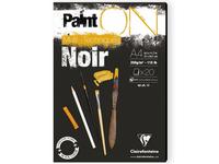 CLAIREFONTAINE PAINT-ON A4 BLOCK SCHWARZ PAPIER 250GR 20BL.