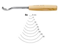 PFEIL HOLZBEITEL ABGEKRÃPFTE FORM 8A 7MM