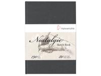 HAHNEMÜHLE NOSTALGIE ZEICHENBUCH A4 190 GRAMM  80 BLATT