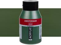 TALENS AMSTERDAM ACRYLVERF 1000ML 622 OLIJFGROEN DONKER
