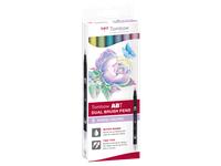 TOMBOW ABT DUAL BRUSH PEN PASTEL 6ER SET