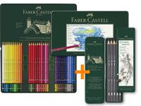 FABER-CASTELL ALBRECHT DÜRER AQUARELLSTIFTE SET 60 STÜCK + GRAPHIT AQUARELLSTIFT SET 5 STÜCK